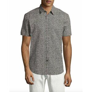 John Varvatos Short Sleeve Button Down Shirt Mens Size Large